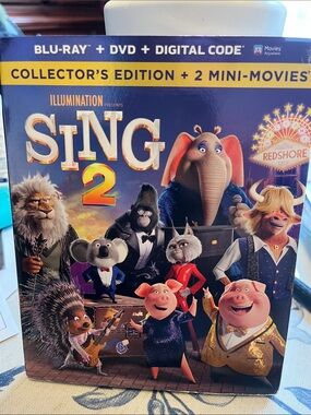 SING 2 Collector's Edition Blu-ray + DVD + Digital Code — Blue